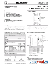 Datasheet CFK2062-P3-000T manufacturer Mimix